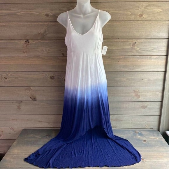 KAS new york Dresses & Skirts - KAS New York ombré blue high low maxi dress